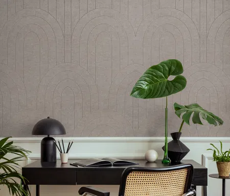 Vilt panelen taupe - Arch
