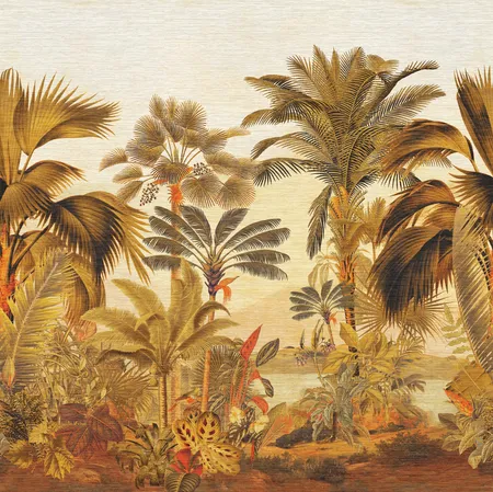 Behang Arte Essentials Les Naturels Reverie Tropicale Panoramique Golden Hour 26771