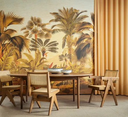 Behang Arte Essentials Les Naturels Reverie Tropicale Panoramique Golden Hour 26771