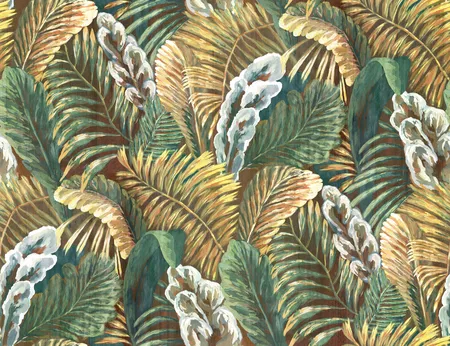 Behang Arte Essentials Les Naturels Verdure Green Gold 26760