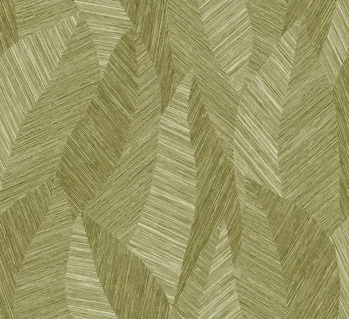 Behang Arte Essentials Tangram Bounty Olive 24020