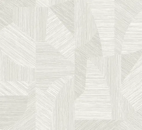 Behang Arte Essentials Tangram Caprice Washed White 24003