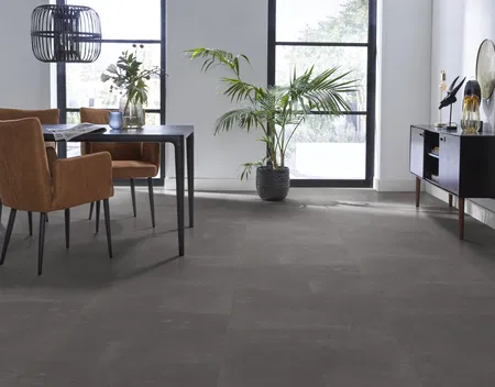 Ambiant Ceramo Anthracite 6213 - PVC Klik Tegel - 61 x 61 cm