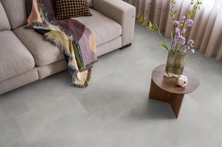 Ambiant Ceramo Light Grey 6211 - PVC Klik Tegel - 61 x 61 cm