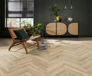 Ambiant Spigato Beige 3504 - PVC Klik Visgraat - 15 x 60 cm 17