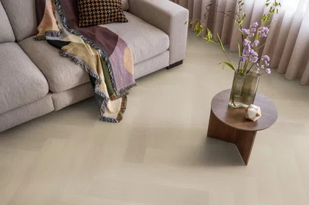 Ambiant Spigato Estino Beige 2613 - PVC Klik Visgraat - 14,6 x 73 cm