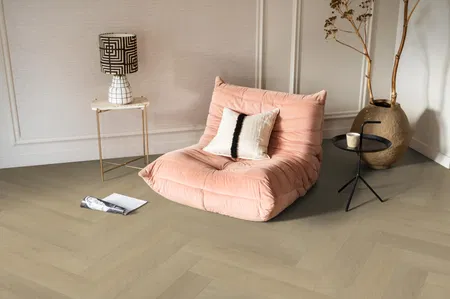 vtwonen Herringbone Natural - PVC Klik Visgraat - 15 x 75 cm