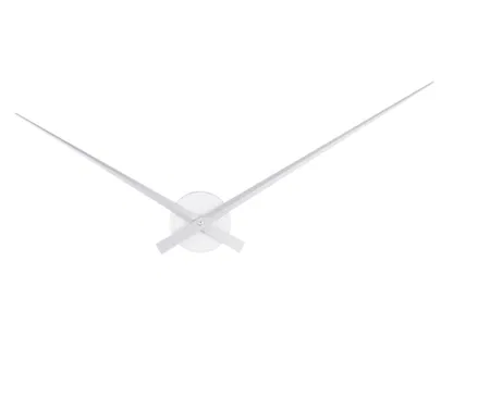 Karlsson Little Big Time Wandklok - Zilver Aluminium - ⌀ 77,5 cm