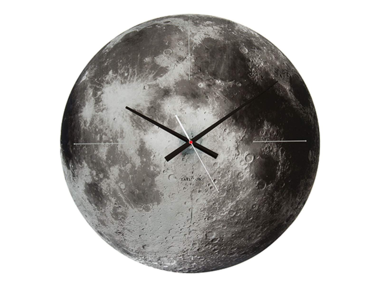 Karlsson Moon Wandklok - Spiegelglas - Geruisloos - ⌀ 60 cm