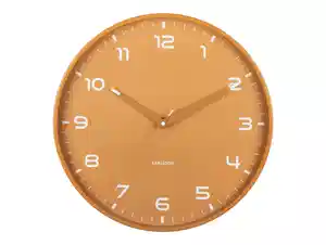 Karlsson Orgullo Wandklok - Okergeel - ⌀ 40 cm 1