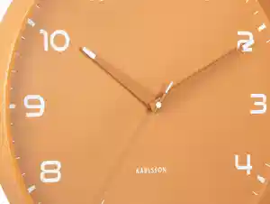 Karlsson Orgullo Wandklok - Okergeel - ⌀ 40 cm 4