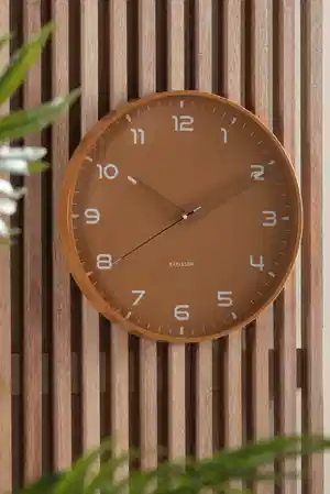 Karlsson Orgullo Wandklok - Okergeel - ⌀ 40 cm 2